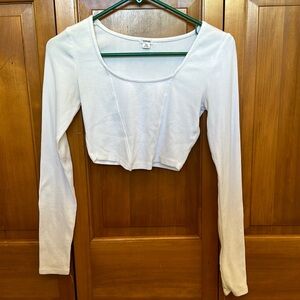 white long sleeve.